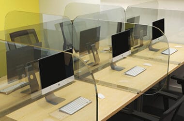 office hygiene desk dividers